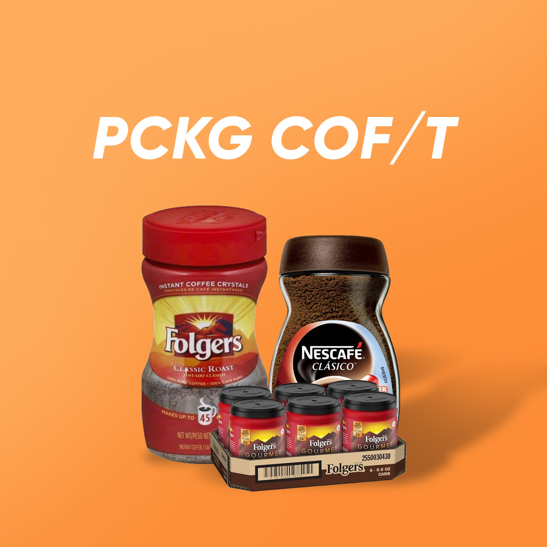 Packaged Coffee/Tea/Mixers